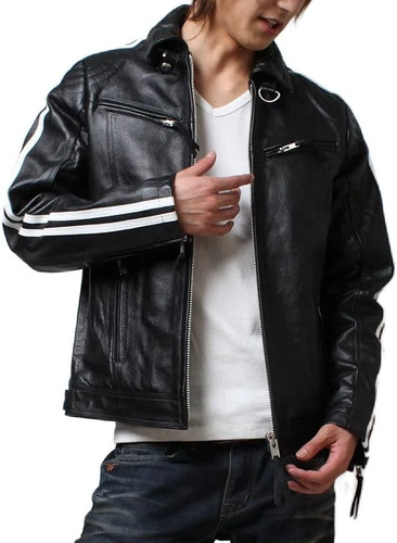 Men black vintage cafe - black,