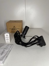 Streamed Salt Lamp Wire and Bulb Holder with Dimmer Switch UK Plug