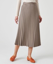 Check Sunray Pleated Skirt