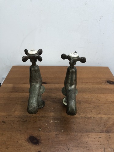 Antique brass taps - antique,