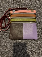 Multicolor Leather Crossbody