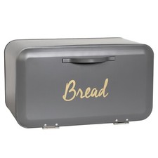 Grey modern bread bin - modern,