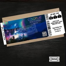 Coldplay Tour Personalised