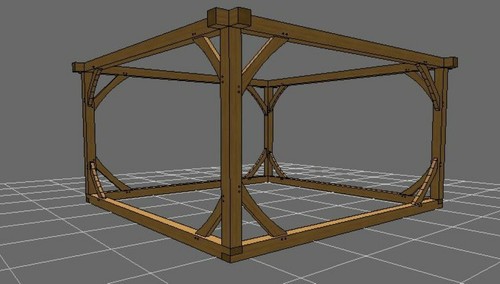 5m oak garden - 4.5, 4.5m