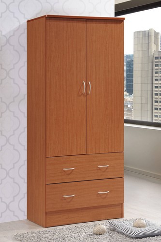Cherry double door - cherry, wardrobe