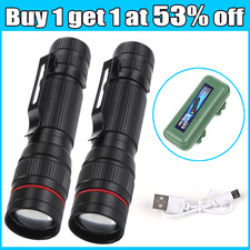 1200000LM USB Rechargeable LED