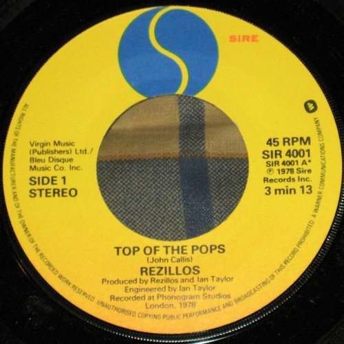 The rezillos top - the,