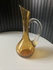 Empoli Amber glass pitcher Jug