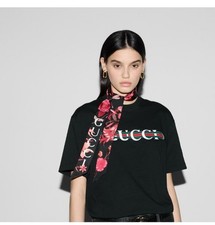 Gucci Twilly Neck Bow Silk Scarf Women's