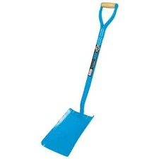 OX Tools Trade Solid Forged Square Mouth Wood-Grip Builders Shovel, OX-T280701
