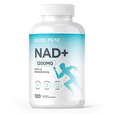 Max Strenght NAD+ Supplement | 1200MG | 120 Capsules | Increase NMN Levels |