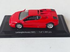 Lamborghini Acosta 1997 Red Leo Models Limited Edition 1/43 Diecast Replica 