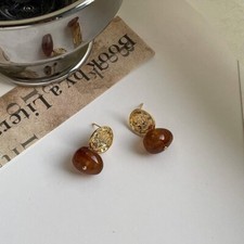 Vintage gold textured disc - vintage,