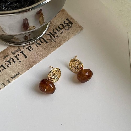 Vintage gold textured disc - gold,