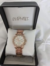 August Steiner Rose Gold Coloured Watch