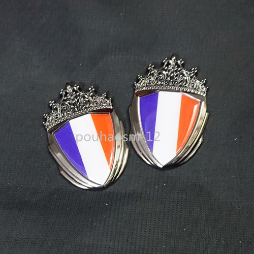 Glossy crown black france - 2x,