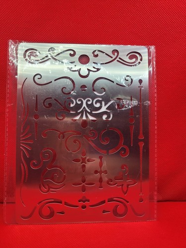 Ornamental swirl craft stencil - swirl,