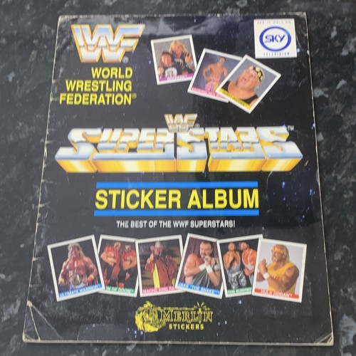 Wwf wwe merlin stickers - wwe,