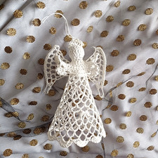 Crochet Christmas Angel decoration
