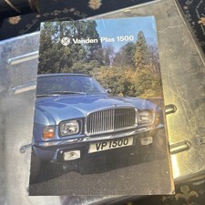 Vanden Plas 1500 Sales Folder Colour Sales Brochure Publication No. 3164 1976