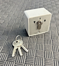 1 X Keyswitch with 3 keys each for Roller Shutters and Garage Doors Like Geba
