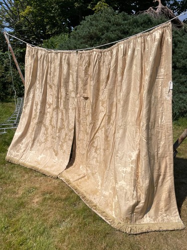 Vtg 1930s gold brocade - 2, silk