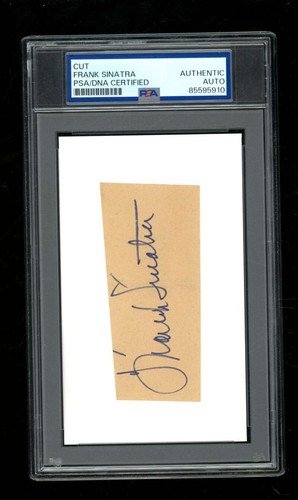 Frank sinatra signed cut - frank,