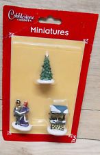 COBBLESTONE MINATURES CHRISTMAS SCENE. NEW OTHER miniature village