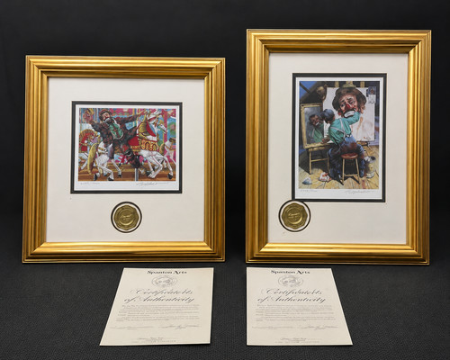Vintage leighton jones framed - jones,