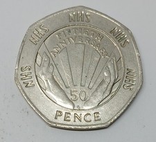 50p Coin NHS 50th Anniversary