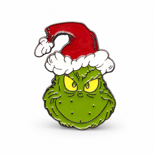 Grinch enamel pin badge - grinch,