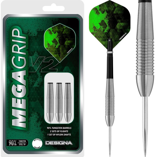 Designa mega grip darts - mega, set