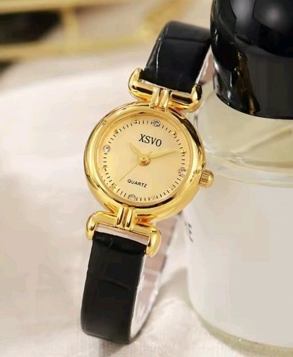 Ladies watch black strap - ladies,