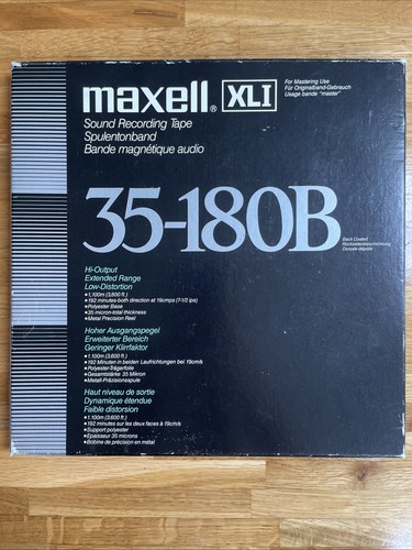 Maxell 180b reel to - 1/4", 35-180b
