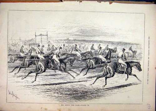 Original old antique print - antique,