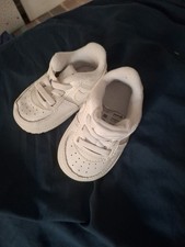 Nike Baby Air Force 1 crib White Size 2.5 AF1 Trainers Shoes