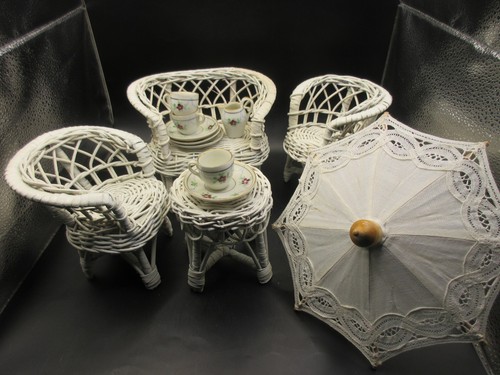 Wicker rattan barbie doll - wicker,