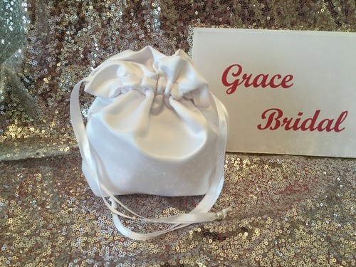 White satin dolly - dolly, bag