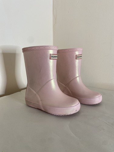 Hunter pink rain boots - hunter,