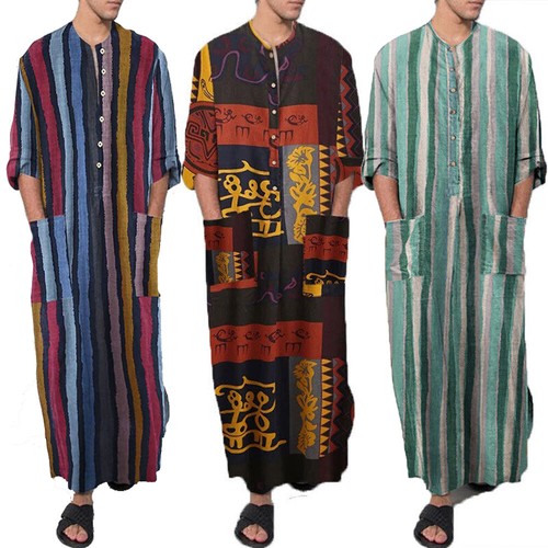 Men cotton nightshirt long - cotton,