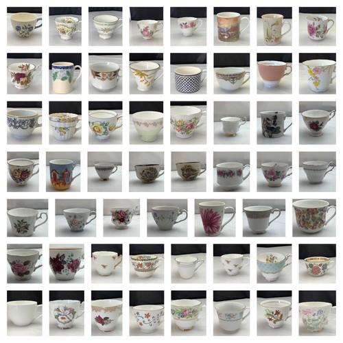 Vintage china tea - vintage, cups
