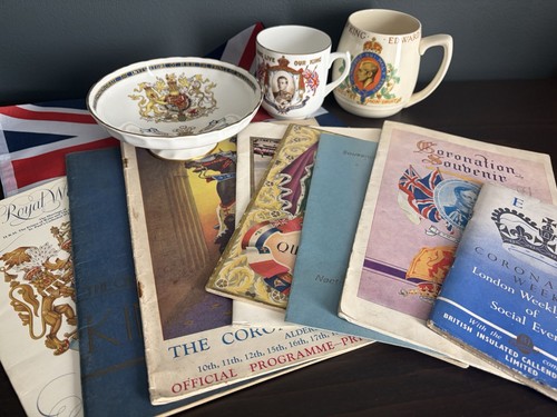 British royal memorabilia 11pc - british,