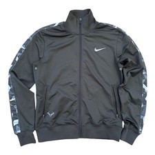 Nike Rafa Nadal Zip Up Top Men’s Medium Grey  2012 French Open Tennis Jacket