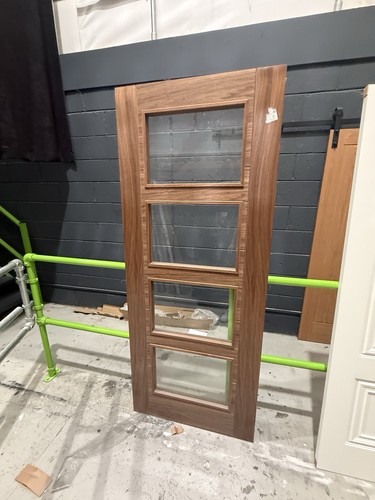 2040x826mm 40mm walnut glazed - 40mm,