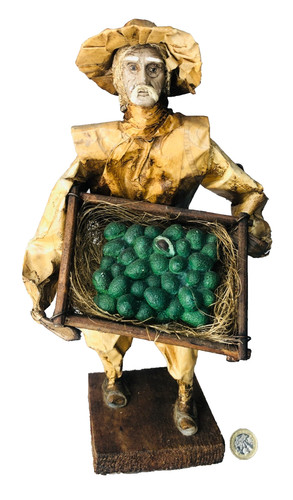 Man fruit seller - fruit, ornament