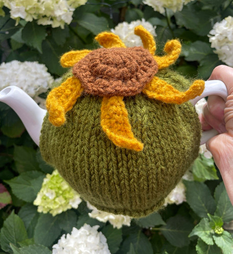 Sunflower knitted olive green - ,