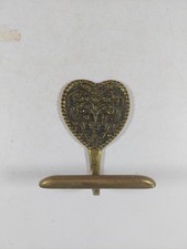 Vintage Peerage Brass Coat 1930s Hook