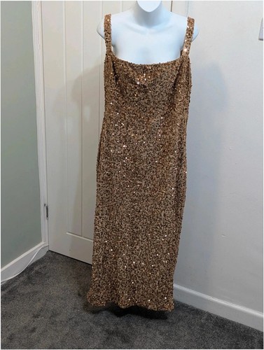 Miss ord gold sequin - sequin, midi