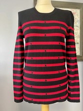 RED VALENTINO STRIPED KNIT