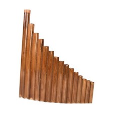 18 Pipe Natural Exquisite Professional Panpipe Chinese Leather Storage Bamboo